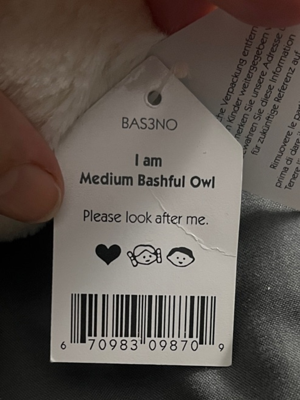 NWT Jellycat Medium Bashful Owl RETIRED - Picture 3 of 5
